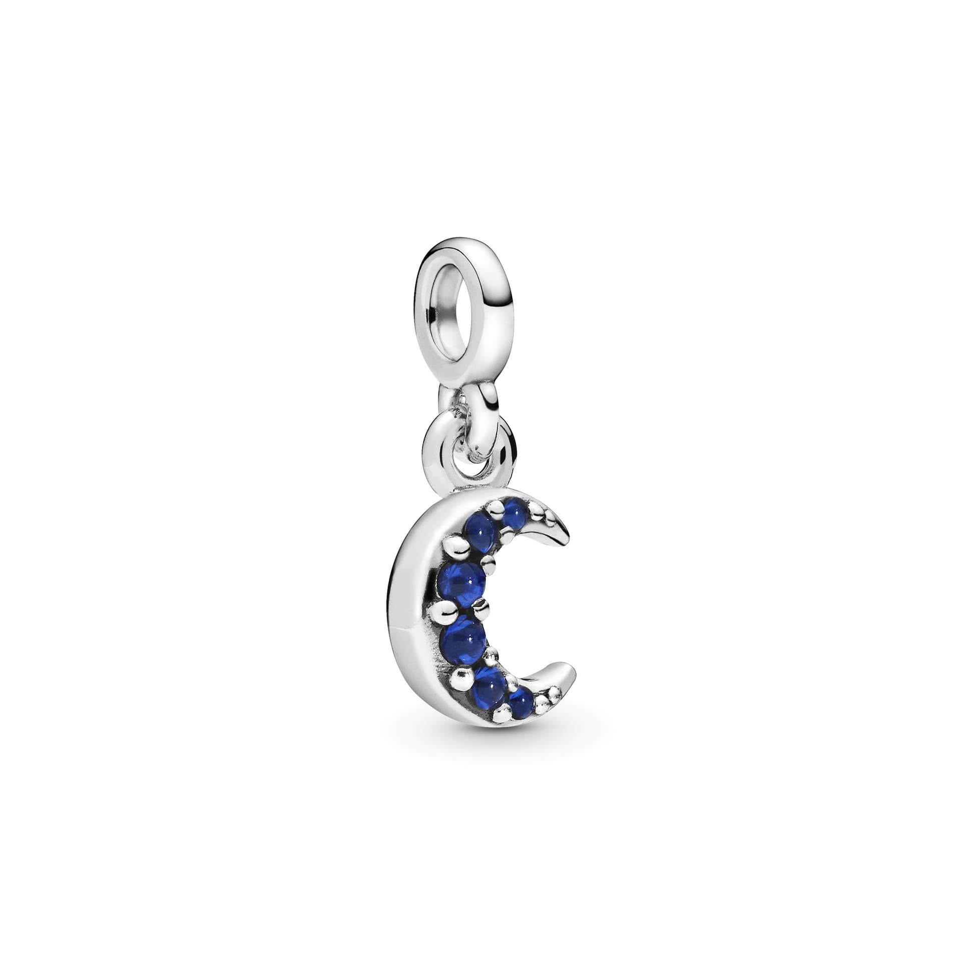 Pandora - Charm Croissant de lune True crystal en argent sterling bleu 1