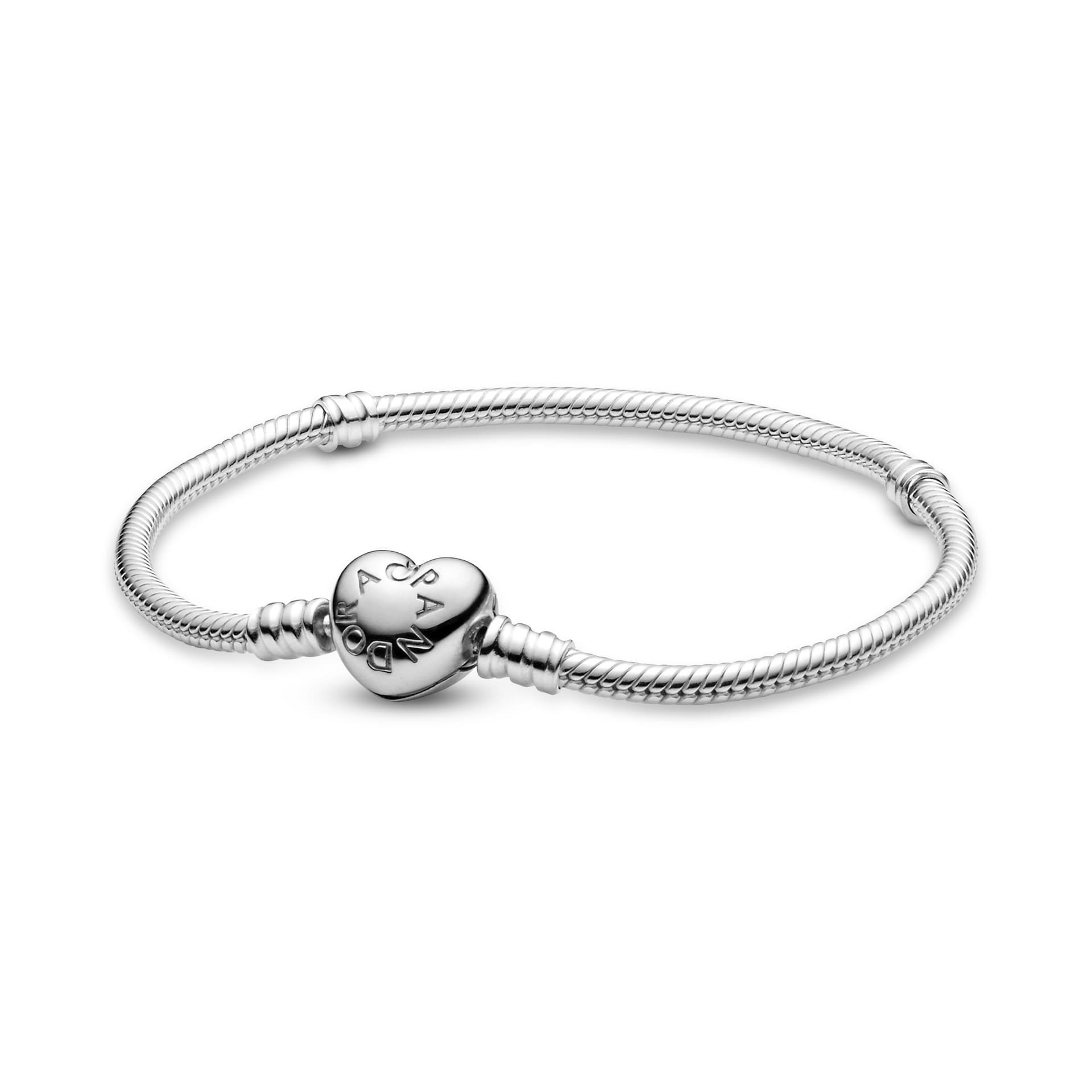 Pandora - Bracelet Cœur Shaped clasp en argent (réf. 2) 1