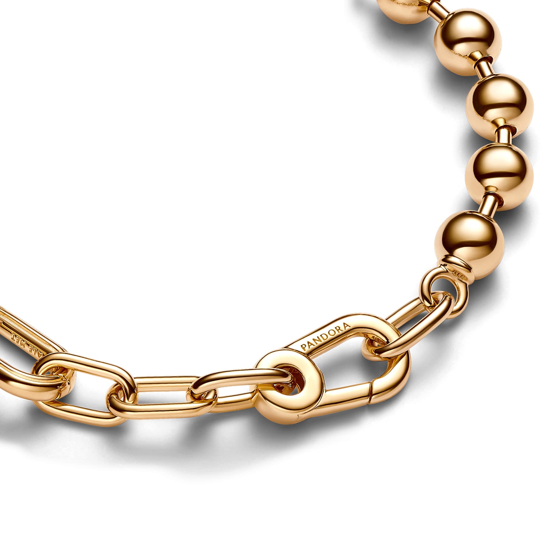 Pandora - Bracelet chaîne ME Metal perle & 1