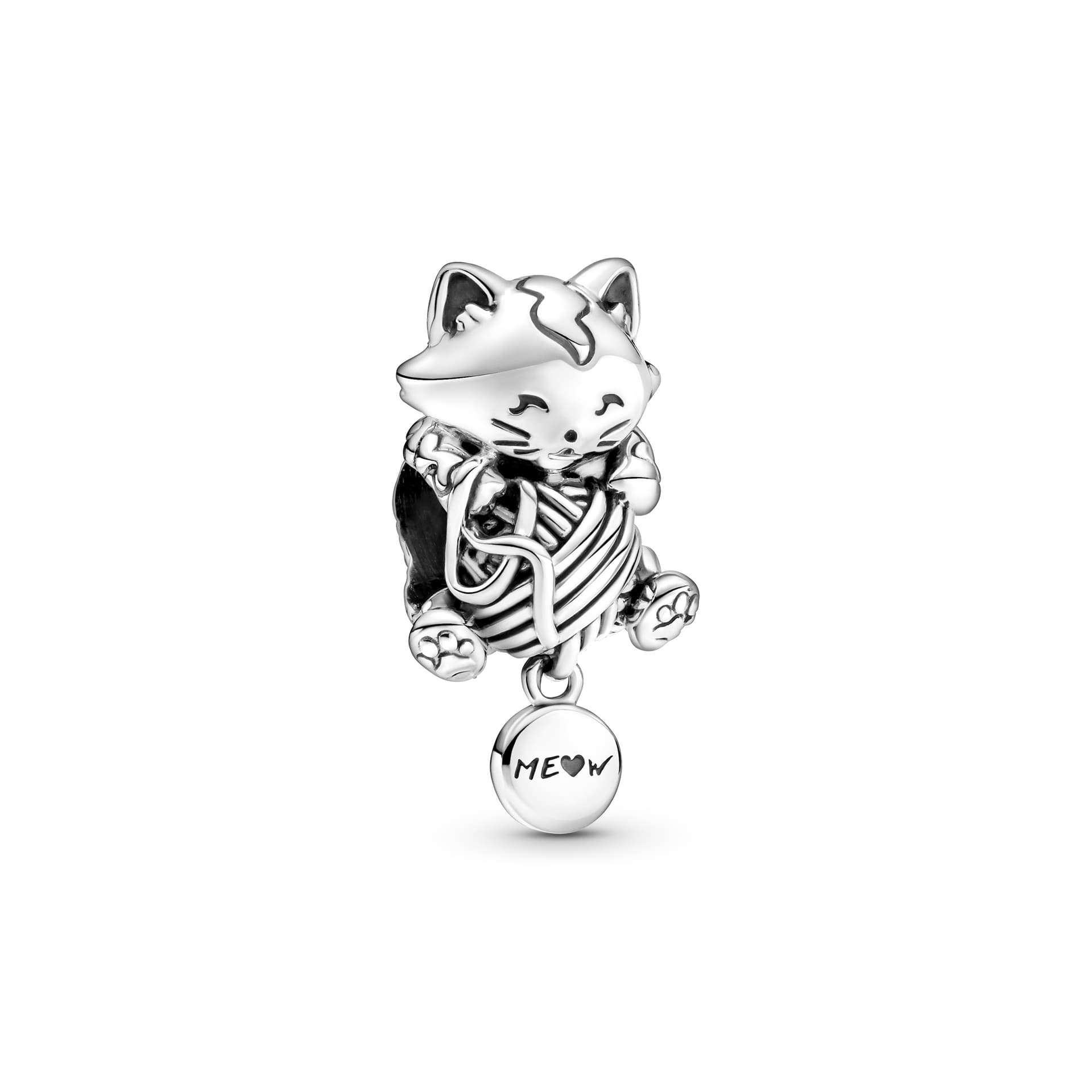 Pandora - Charm Chaton pelote de laine en argent sterling 1