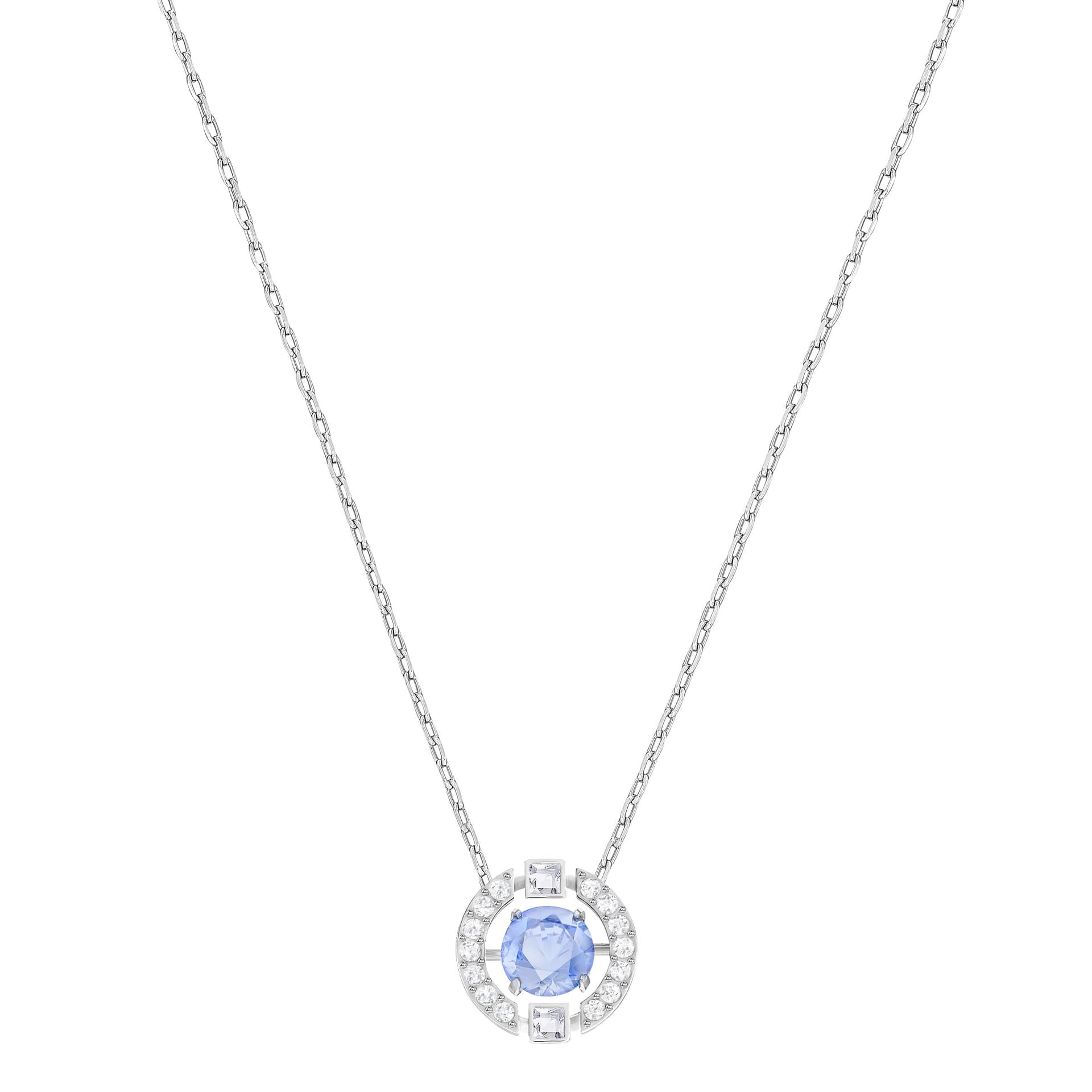 Swarovski - Collier Una - cristaux fuchsia 1