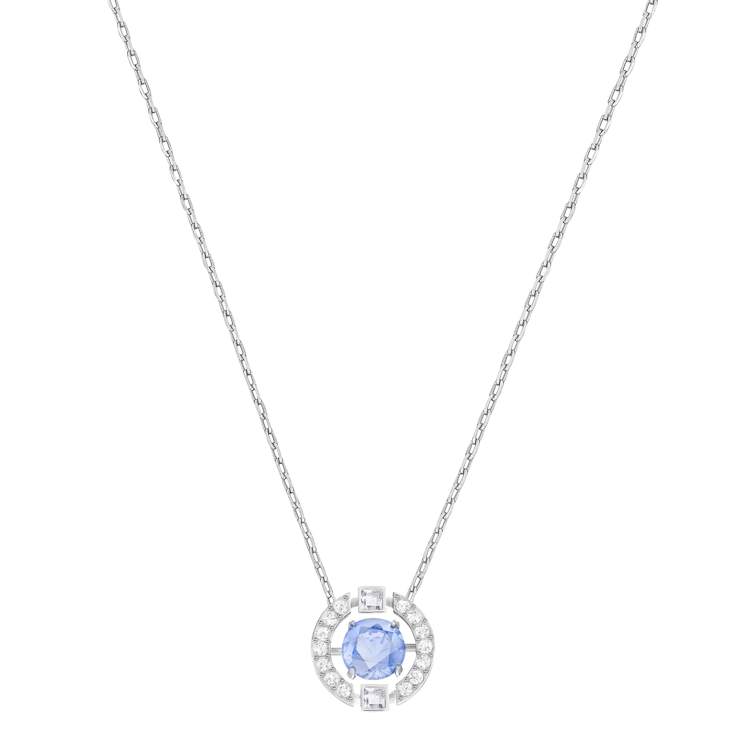 Swarovski - Collier Una - cristaux fuchsia 1
