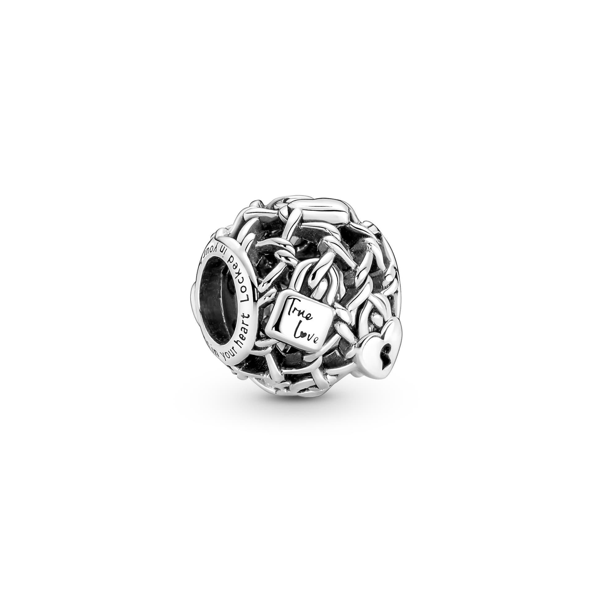 Pandora - Charm Cadenas Pad fence en argent sterling 1