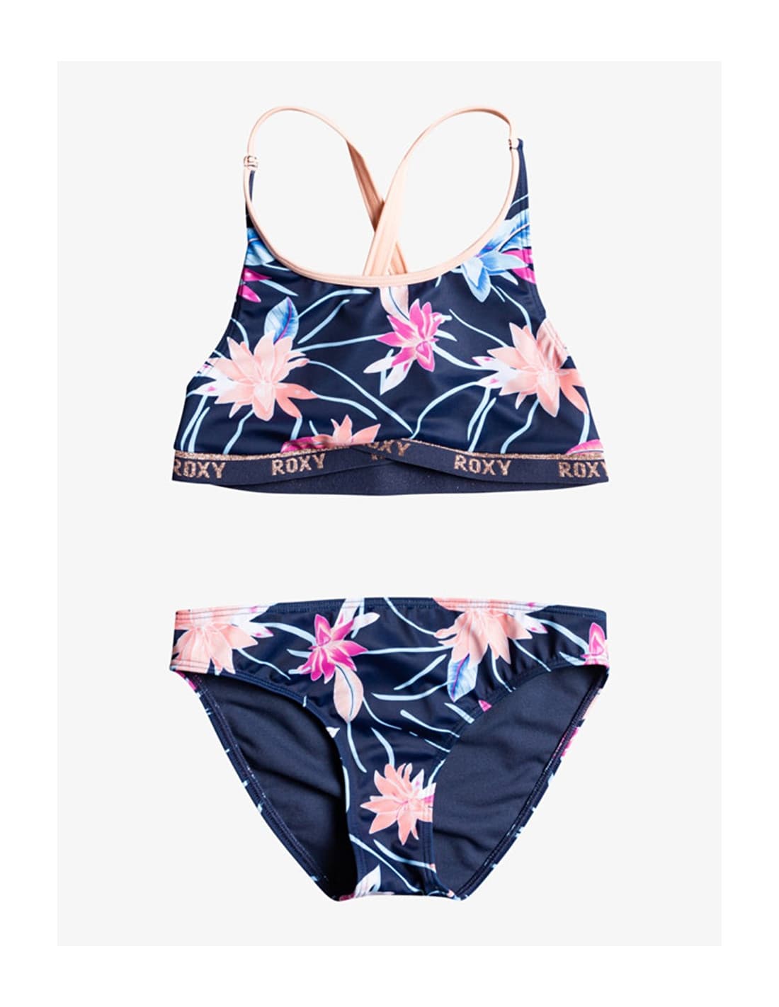Ensemble bikini Roxy Sporty Girl avec crop top sportif par ROXY 2