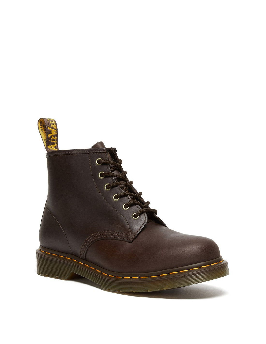 Bottes DR MARTENS 101 Crazy Horse marron foncé 4