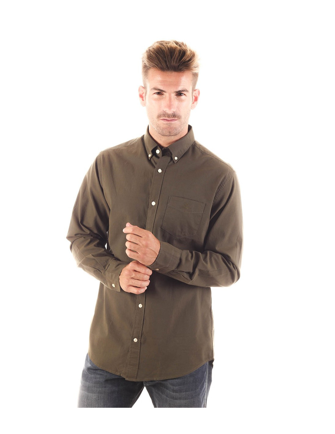 Chemise d'hiver en sergé GANT 1