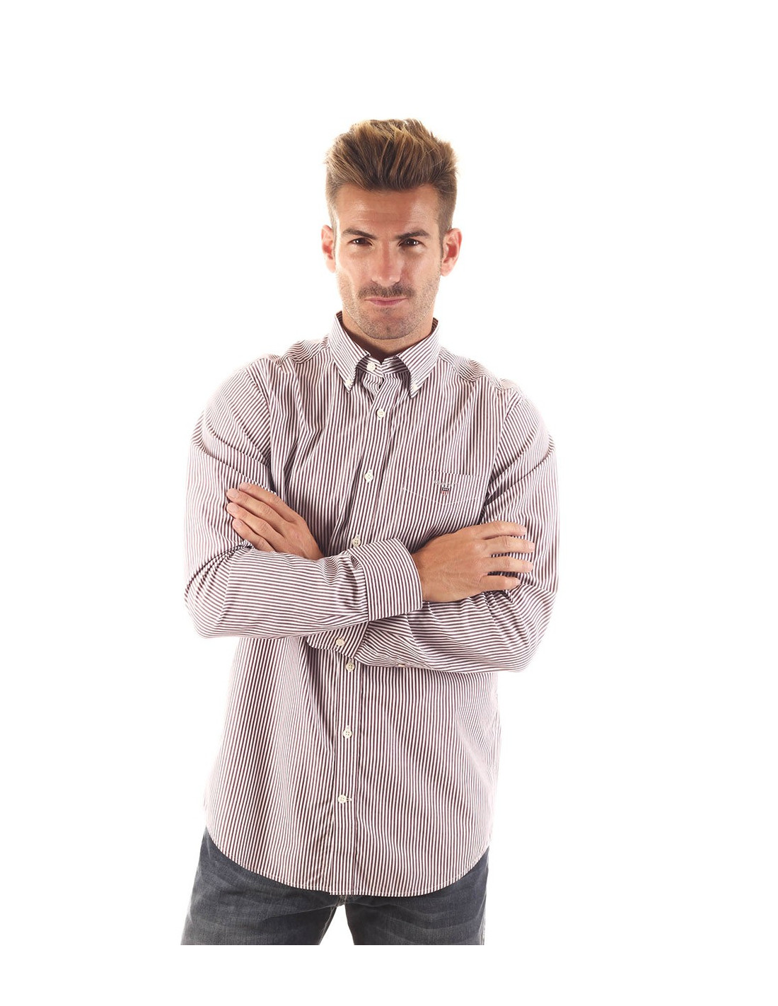 Chemise de banquier en popeline GANT 1