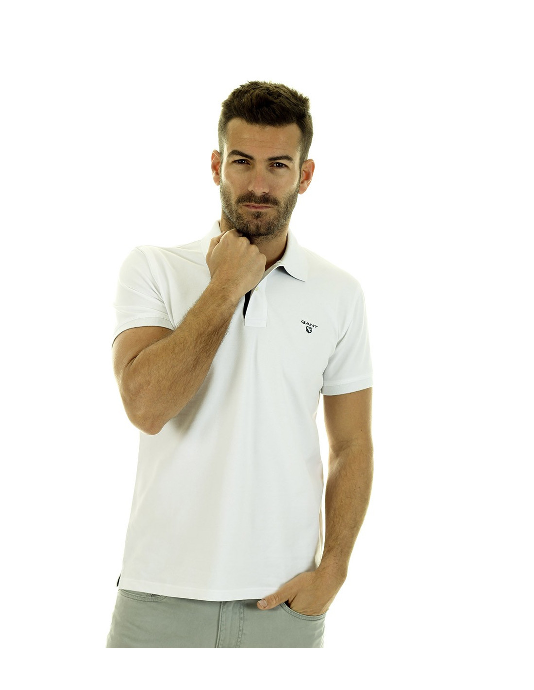 Polo de rugby GANT en piqué 3