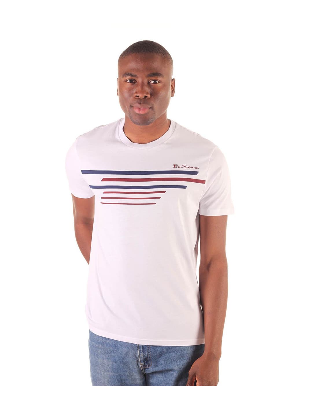 T-shirt rayé sport BEN SHERMAN 1