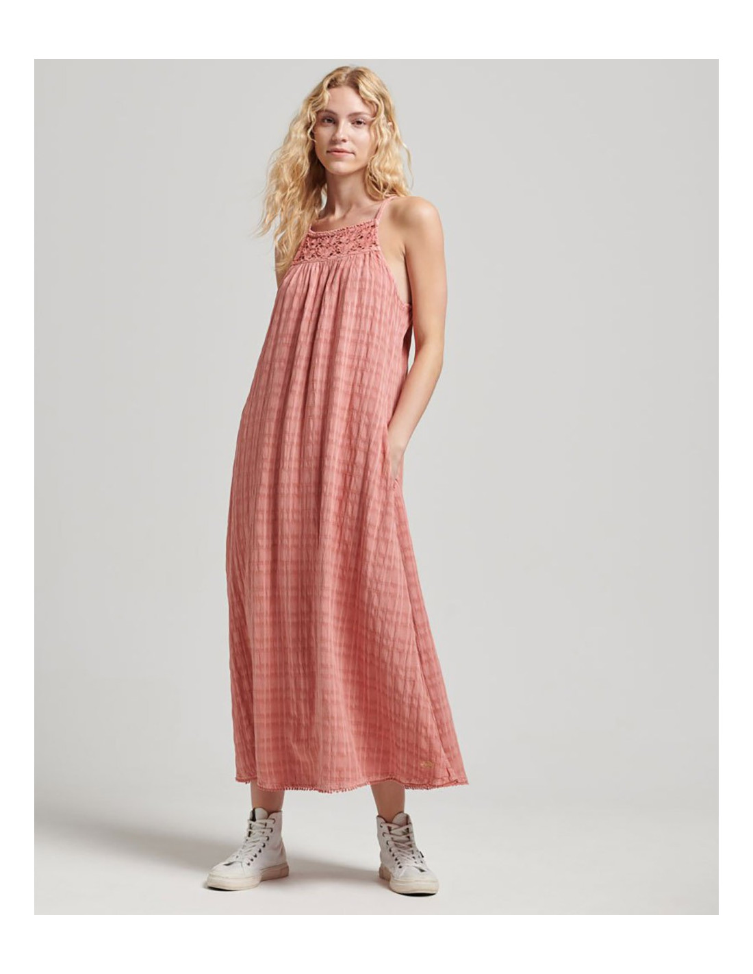 Robe à bretelles longues dos nu SUPERDRY Vintage 3