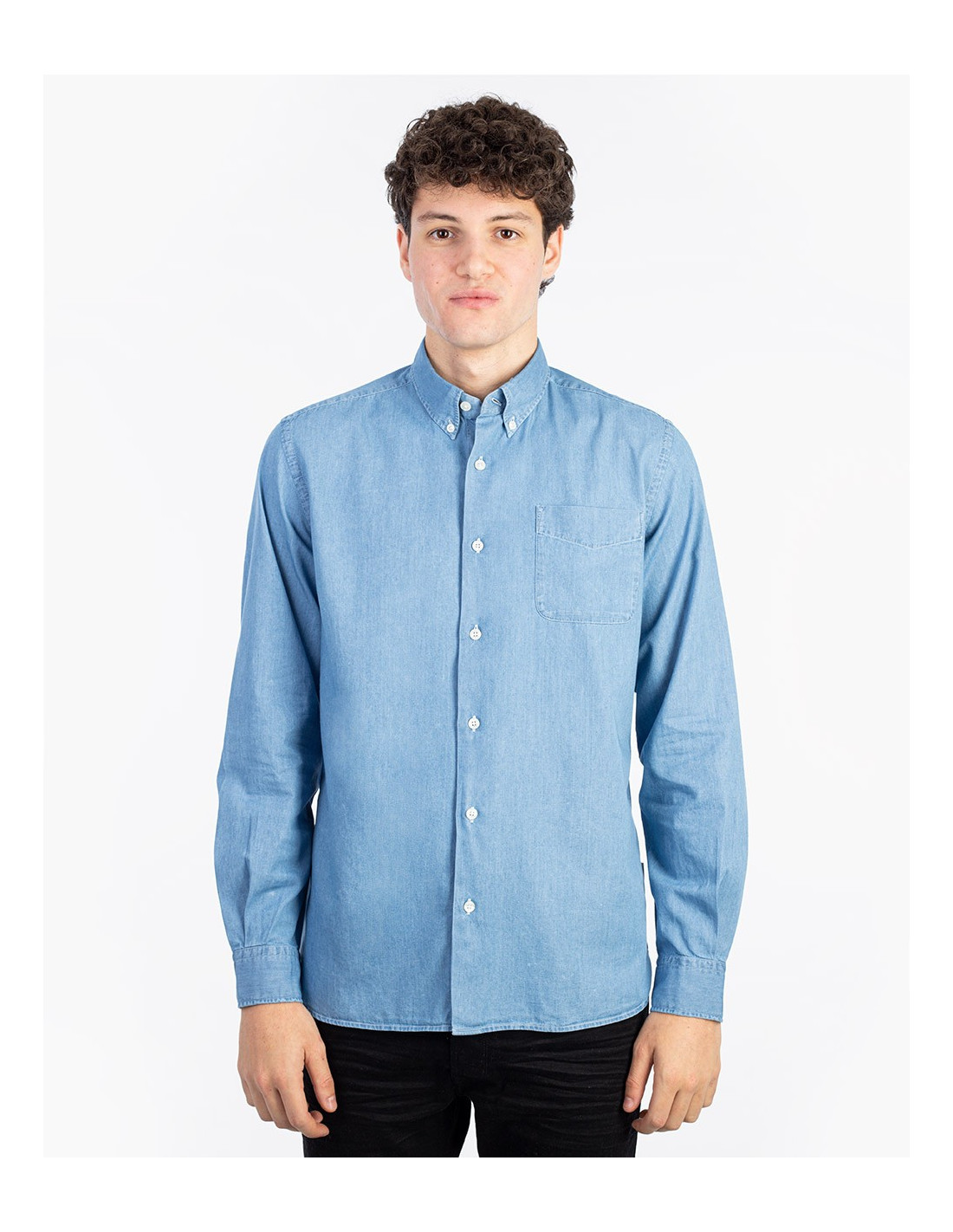 WOOLRICH - Chemise indigo classique 1
