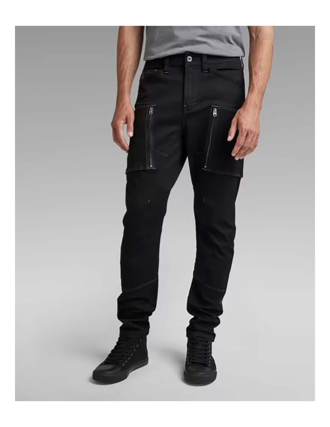 Pantalon cargo skinny 3D à fermeture éclair G-STAR 1