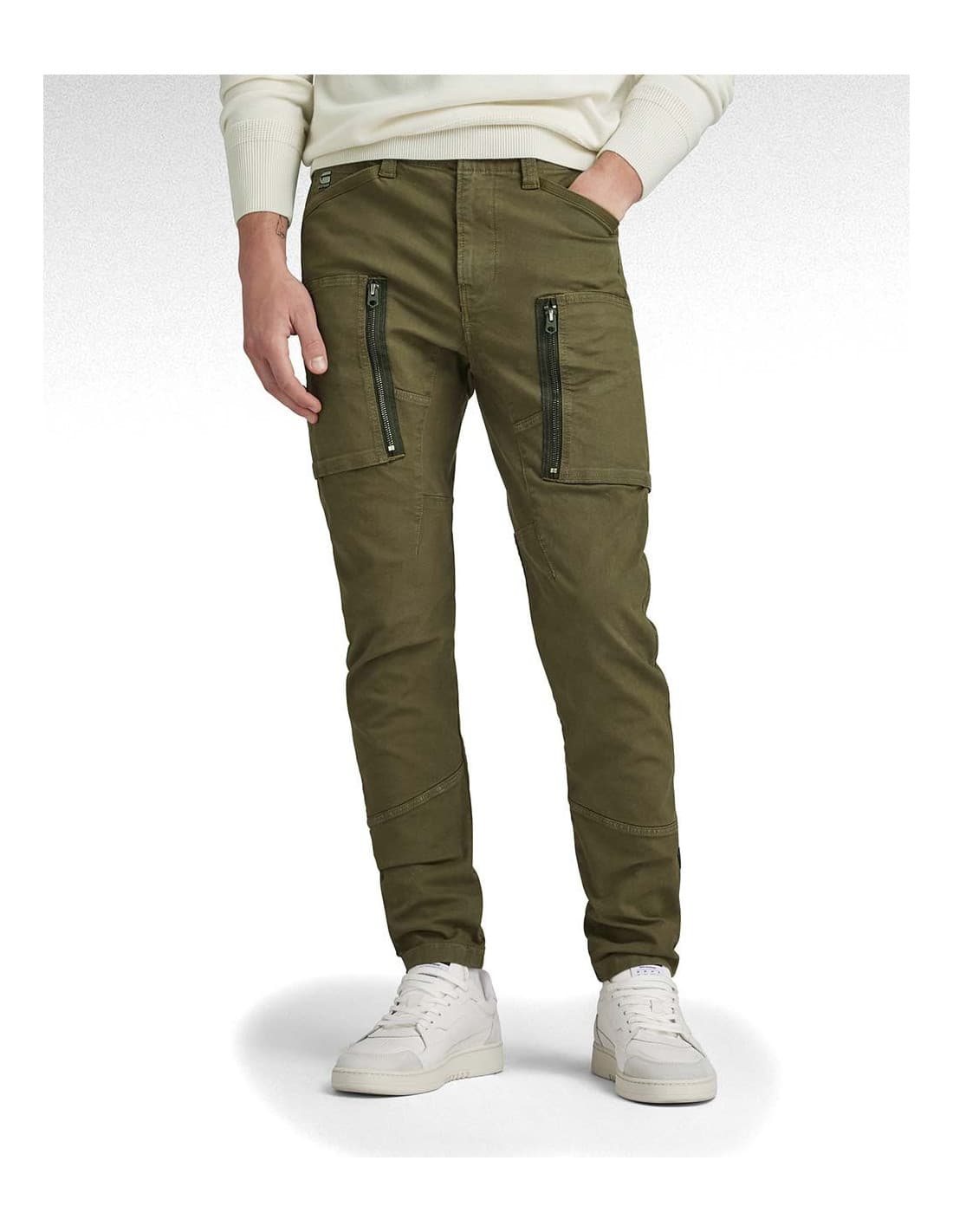 Pantalon cargo skinny 3D à fermeture éclair G-STAR 8