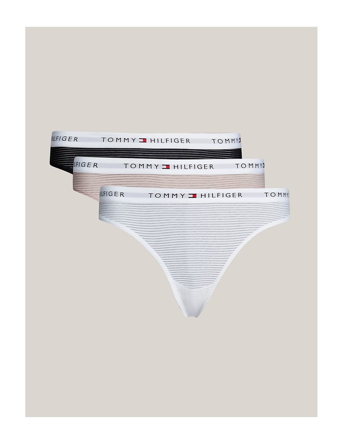 TOMMY HILFIGER UW0UW05532 - Lot de 3 strings 1