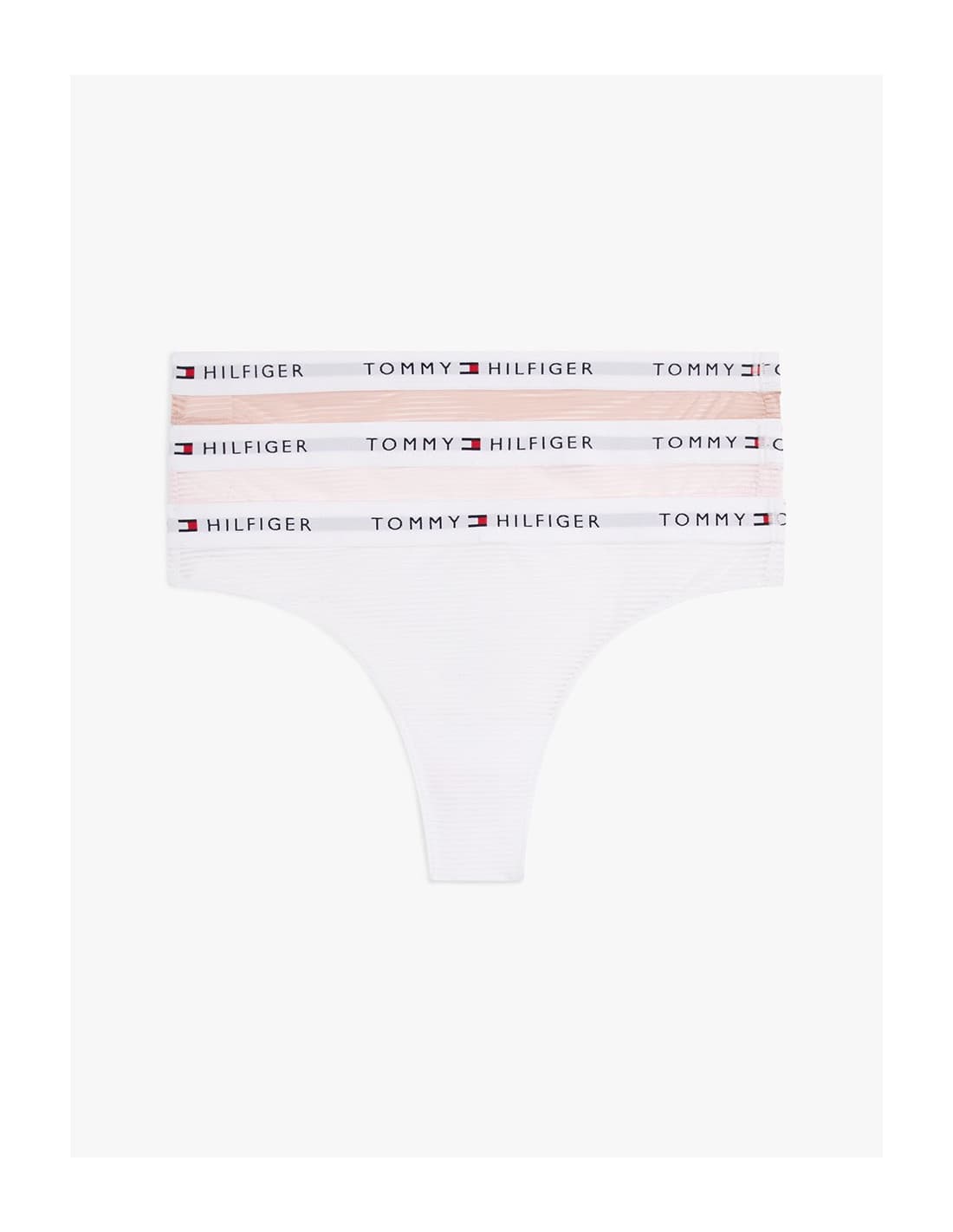 TOMMY HILFIGER UW0UW05532 - Lot de 3 strings 3