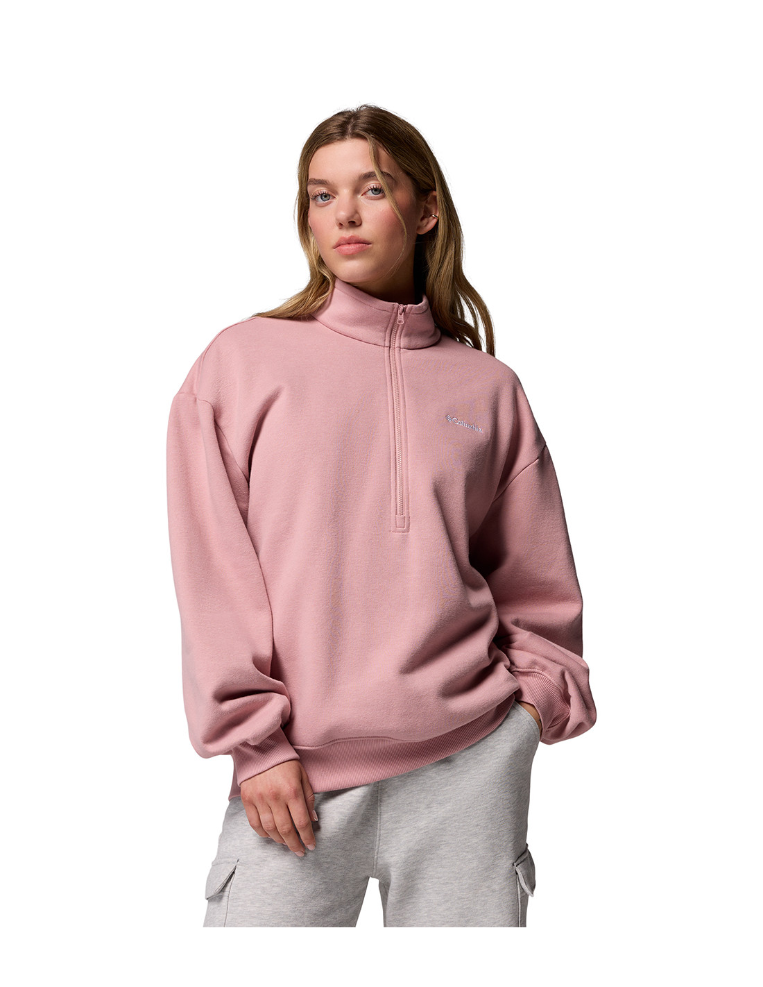 Sweat-shirt polaire zippé à demi-zip COLUMBIA Aldermore 1