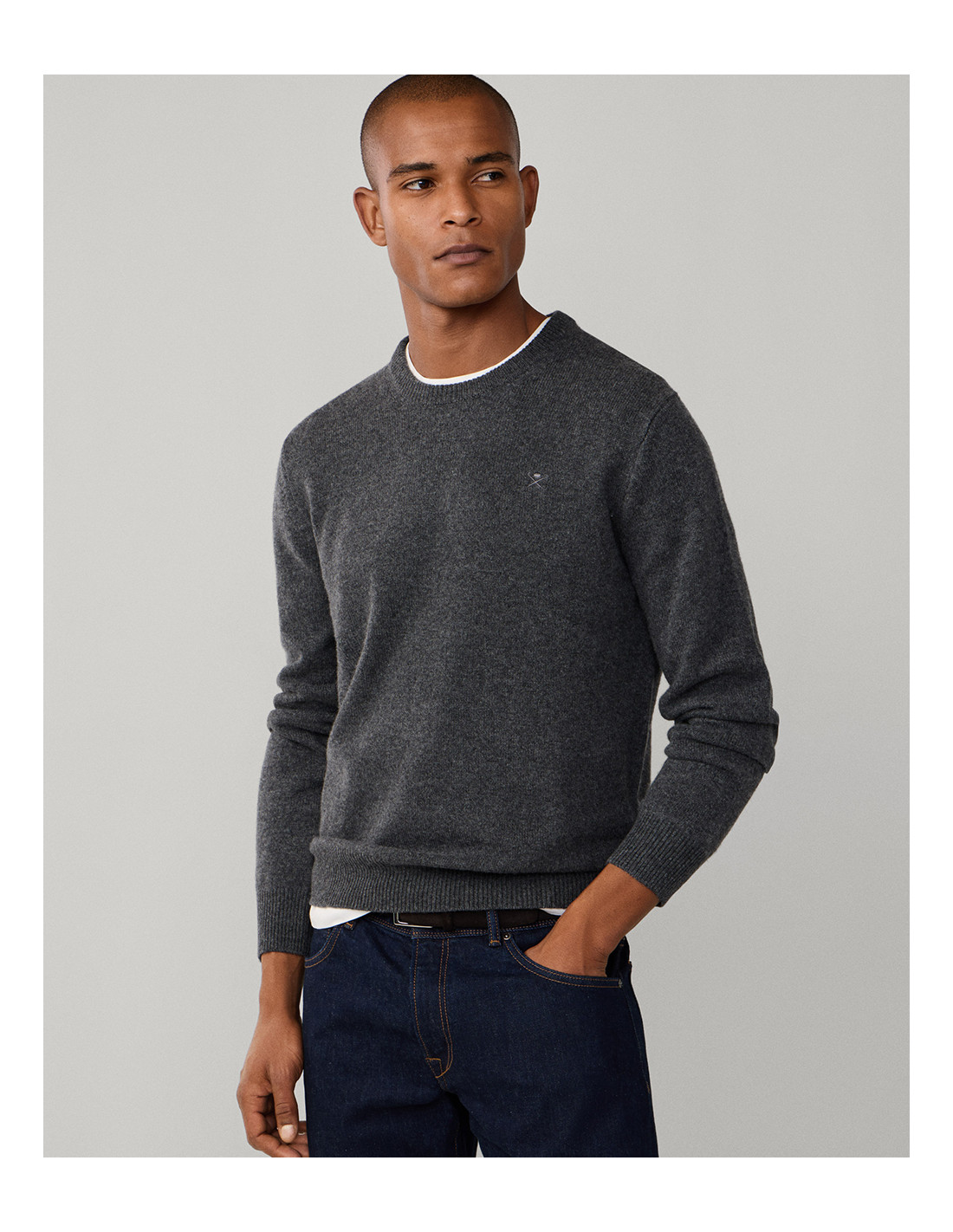 Maillot HACKETT en laine d'agneau 2