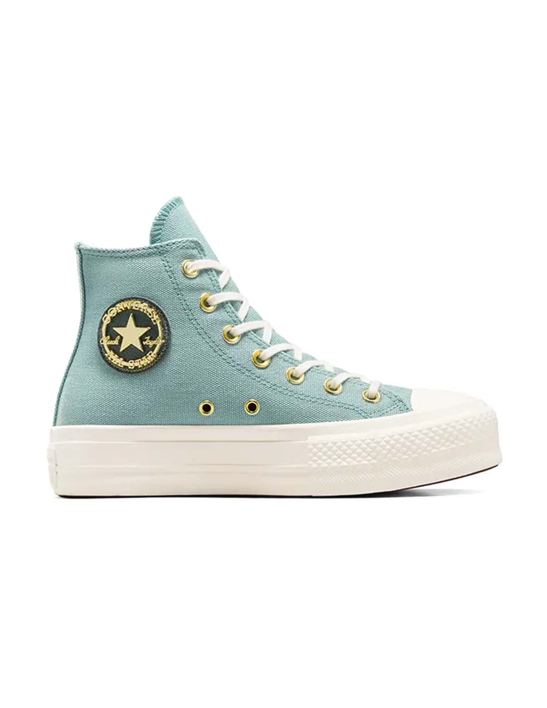 Converse Chuck Taylor All Star Lift Platform Gold - Baskets 1