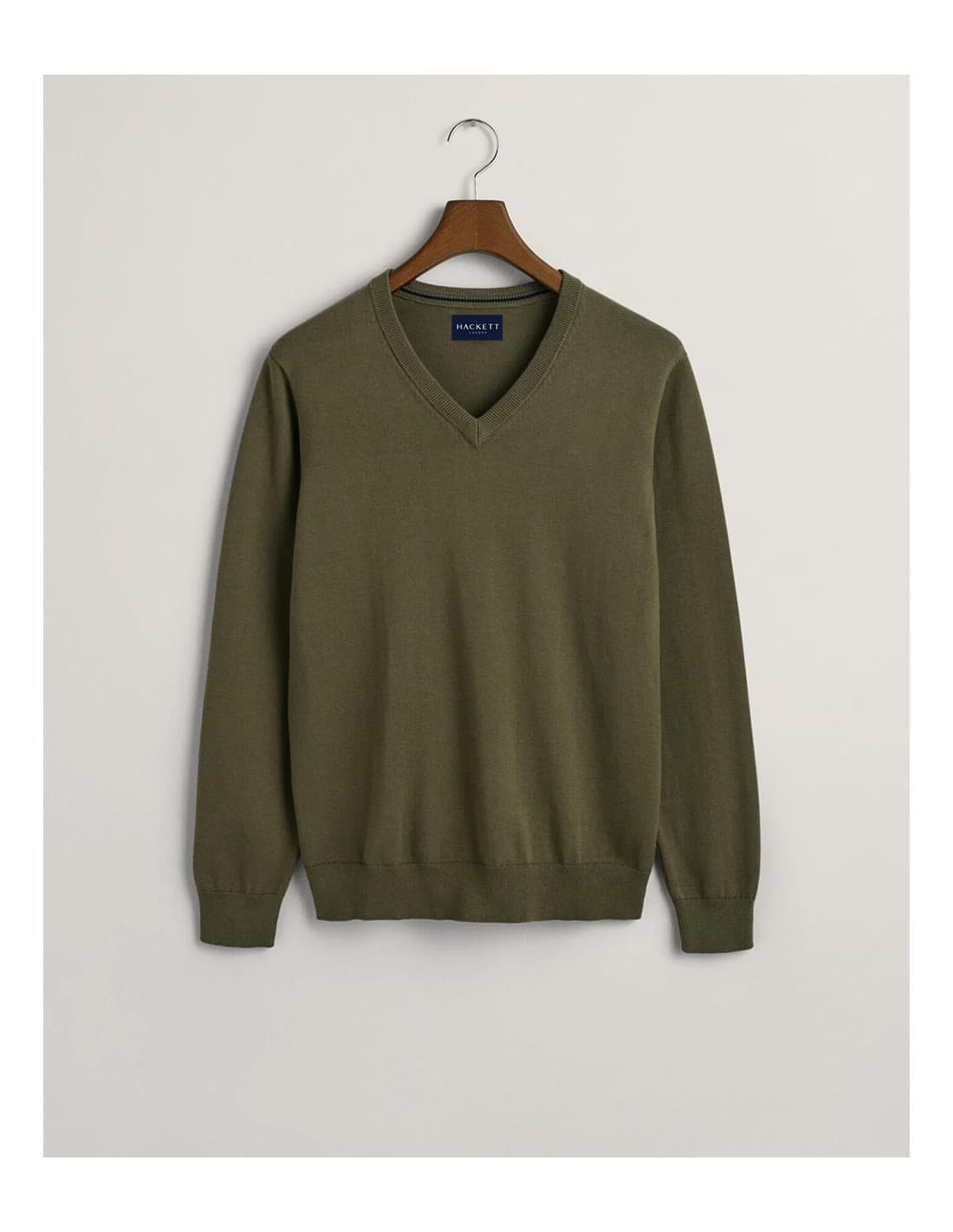 Pull en coton à col en V HACKETT 1
