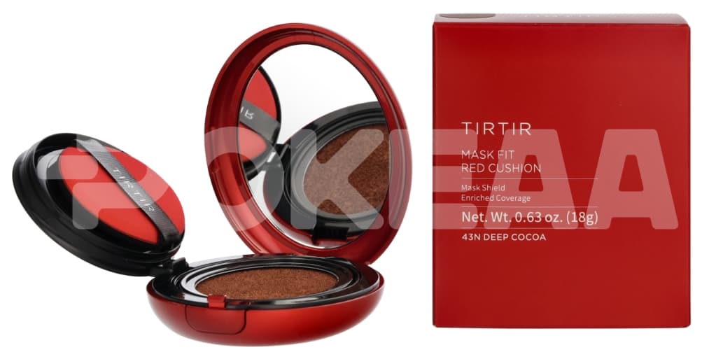 Tirtir Mask Fit Red Cushion Foundation SPF40 18g - #43N Deep Cocoa 1