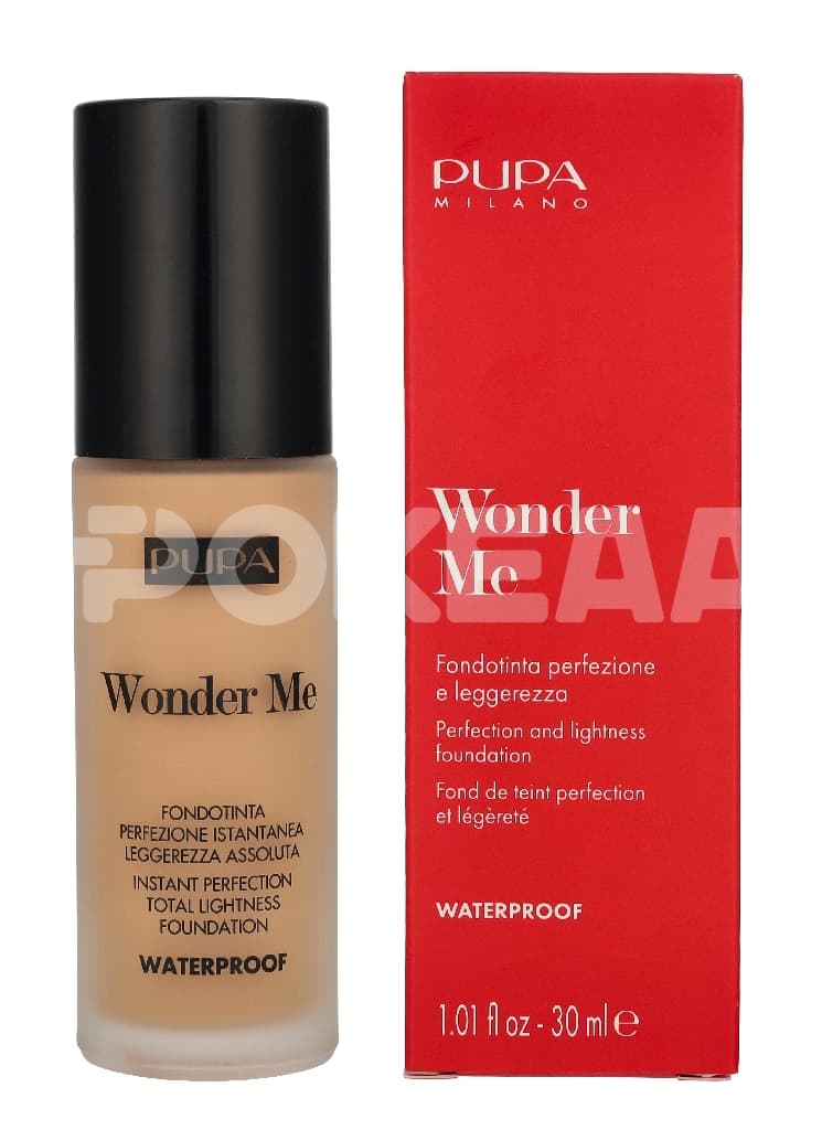 Pupa Wonder Me Waterproof Foundation 30ml - #040 Honey Gold 1