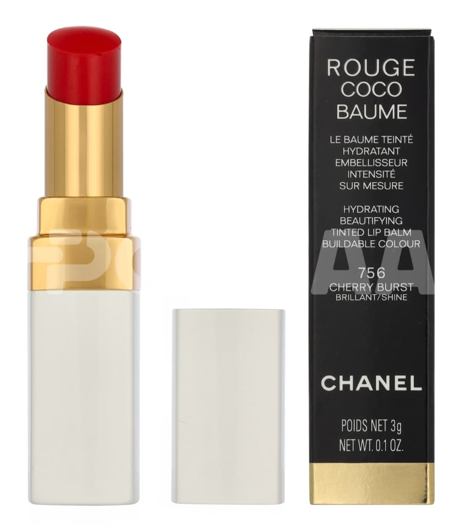 Chanel Rouge Coco Hydrating Beautifying Tinted Lip Balm 3g - #756 Cherry Burst 1