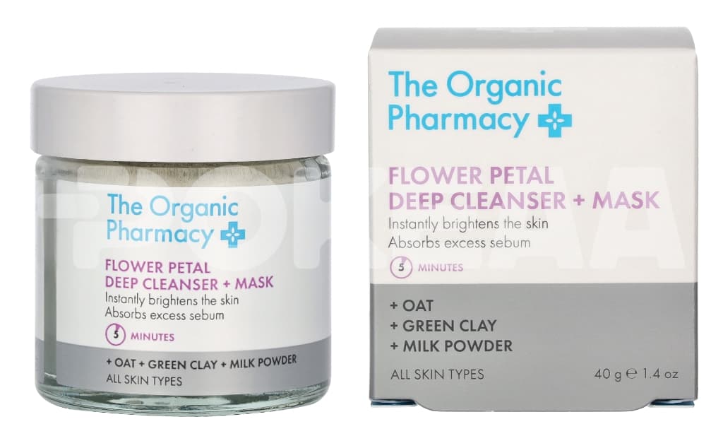 The Organic Pharmacy Flower Petal Deep Cleanser & Mask 40g 1