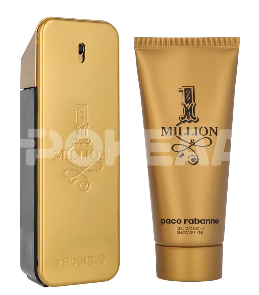 Paco Rabanne 1 Million Giftset 200ml - Edt Spray 100ml/Shower Gel 100ml 2