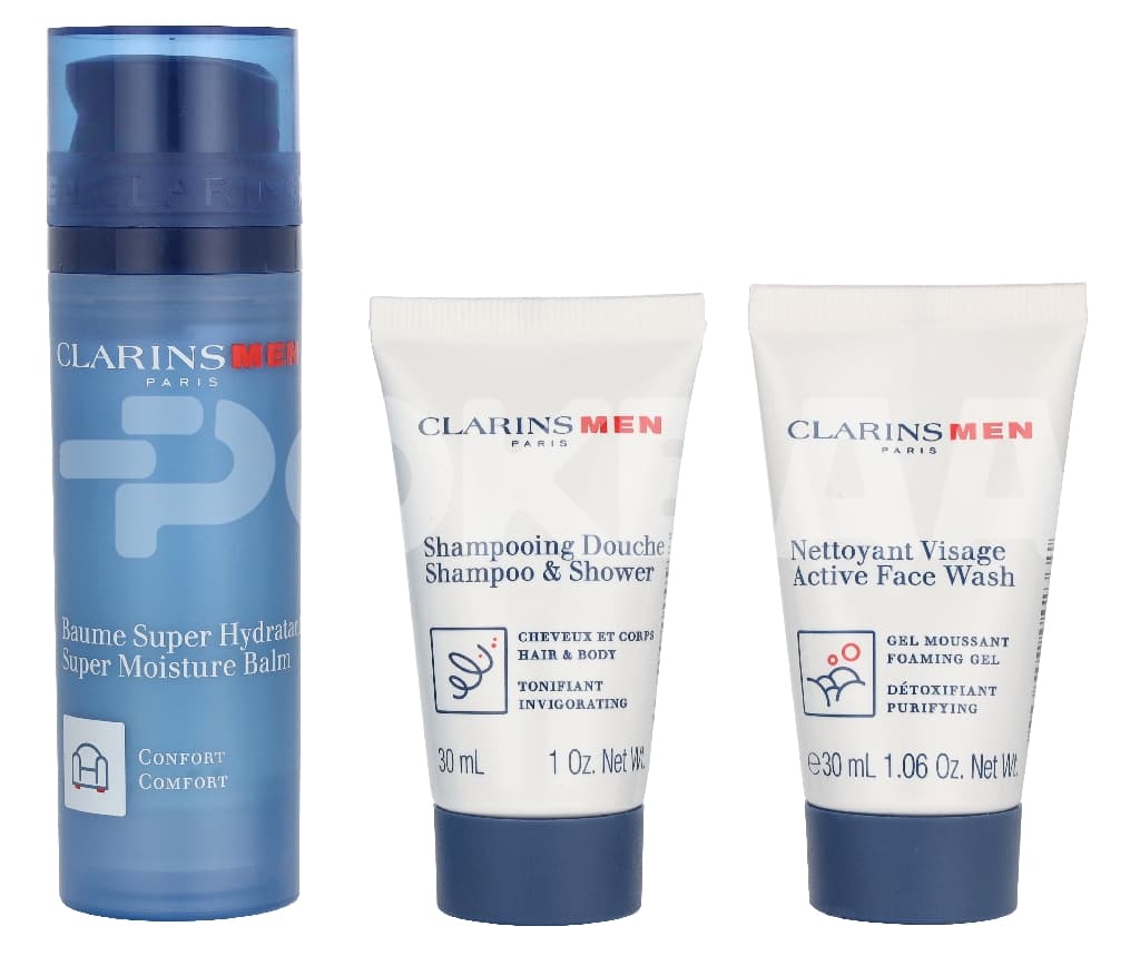Clarins Men Hydration Essentials Set 110.9ml 2