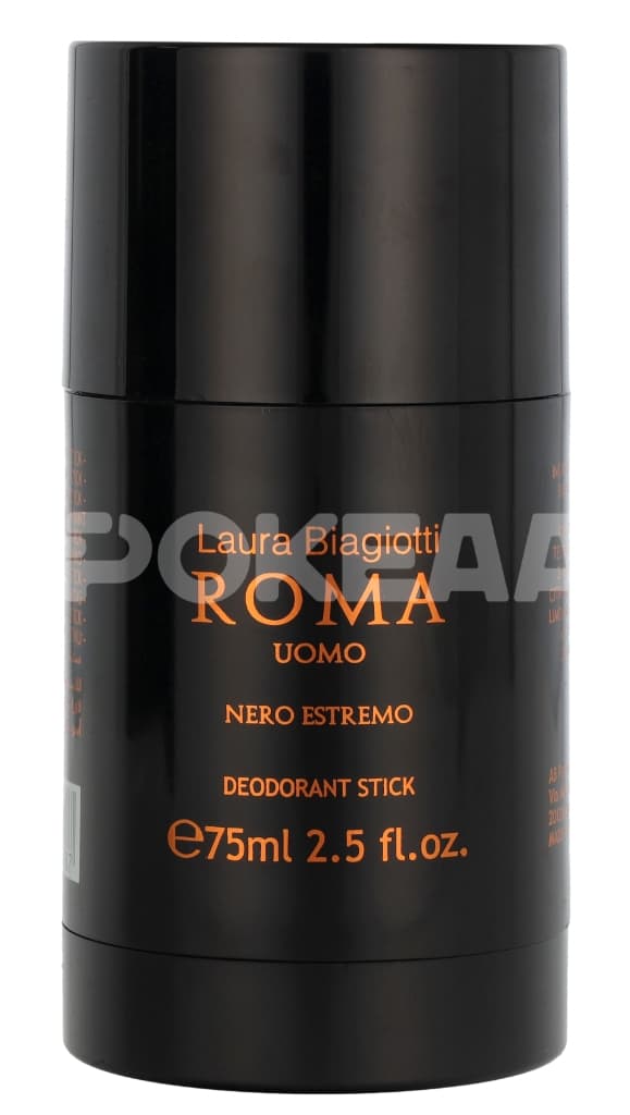 Laura Biagiotti Roma Uomo Nero Estremo Deostick 75ml 1