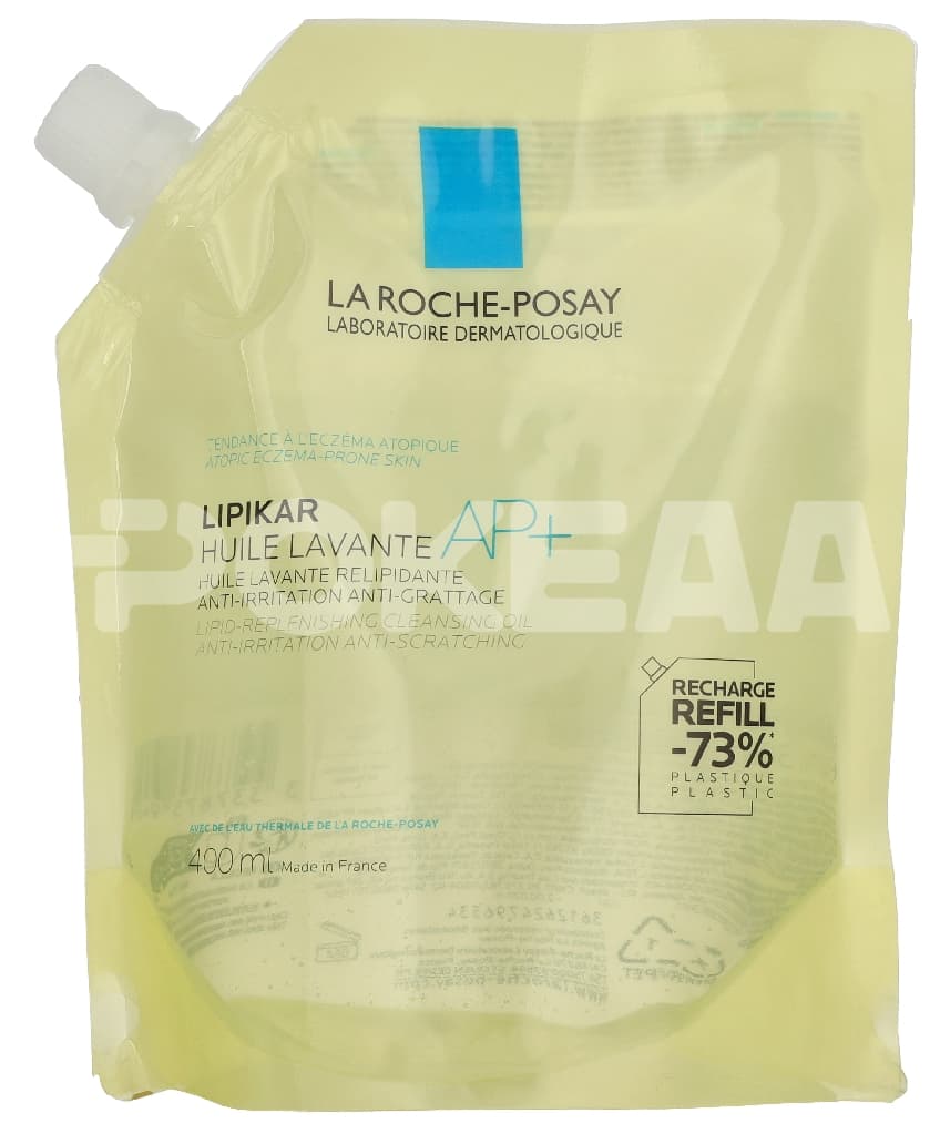 LRP Lipikar AP+ Lipid-Replenishing Cleansing Oil - Refill 400ml 1