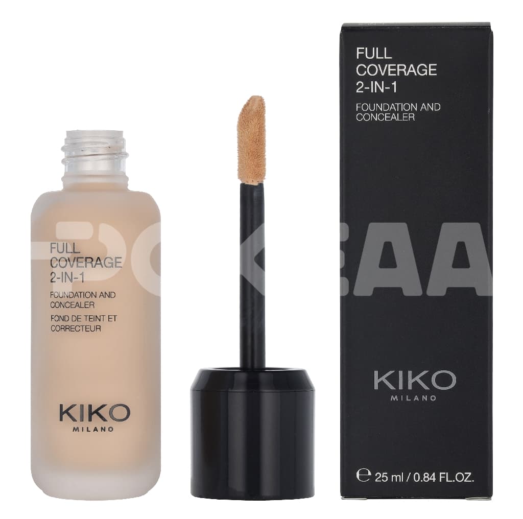 Kiko Milano Full Coverage 2 In 1 Foundation & Concealer 25ml - N01 1