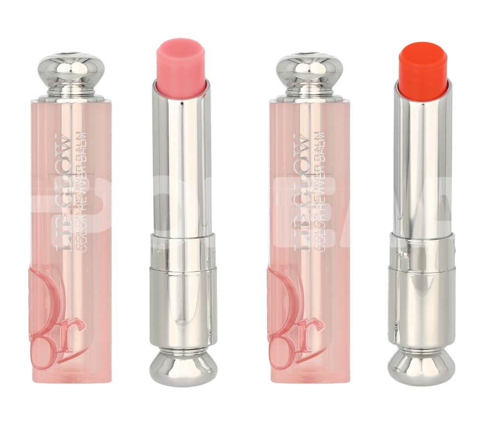 Dior Addict Lip Glow Duo Set 6.4g - #001 Pink & #004 Coral 2