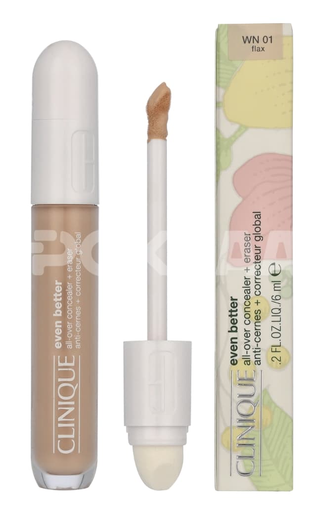 Clinique Even Better All Over Concealer + Eraser 6ml - WN 01 Flax 1