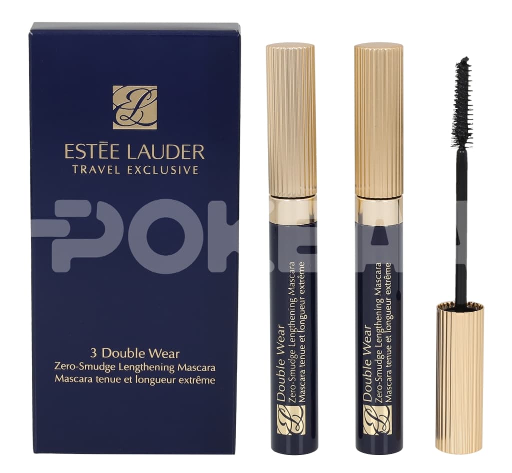 E.Lauder 3 Double Wear Travel Exclusive Trio Set 18ml - 3x6ml - #01 Black Mascara 1