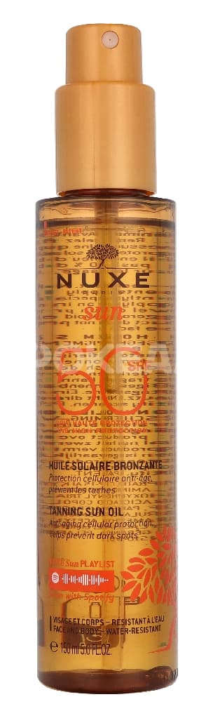 Nuxe Sun Tanning Sun Oil High Protection SPF50 150ml - Face And Body 1