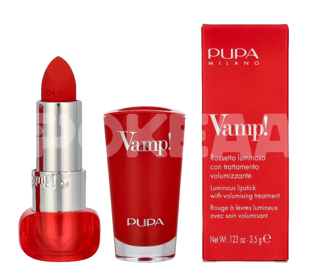 Pupa Vamp! Extreme Colour Lipstick 3.5g - #305 True Orange 1