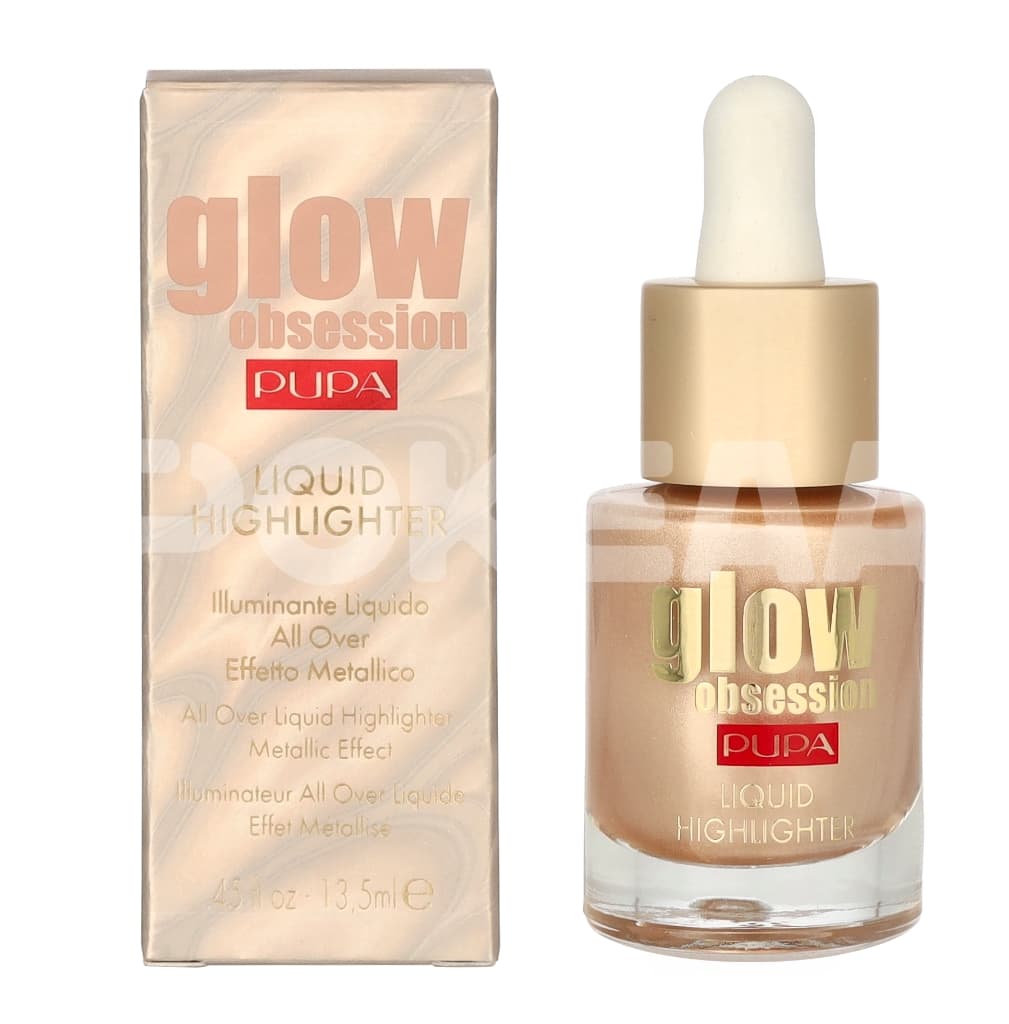 Pupa Glow Obsession All Over Liquid Highlighter 13.5ml - #002 Moon Light 1