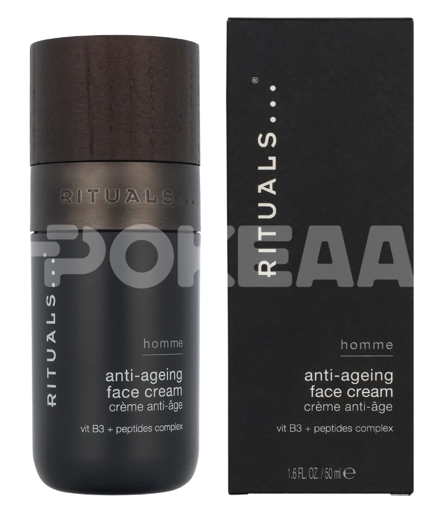Rituals Homme Anti-Ageing Face Cream 50ml - Vit B3 + Petides Complex 1