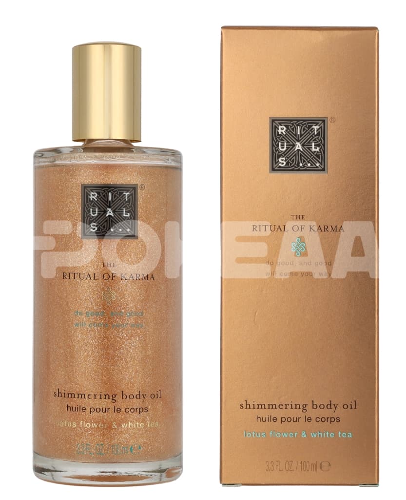 Rituals Karma Shimmering Body Oil 100ml - Lotus Flower & White Tea 1