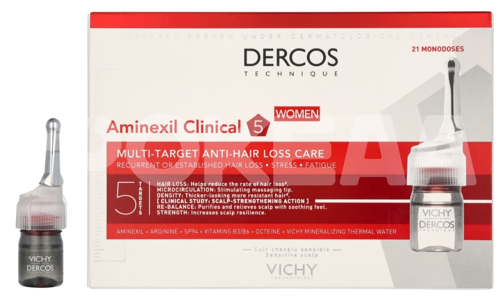 Vichy Dercos Aminexil Intensive 5 Women 126ml - 21 doses 1