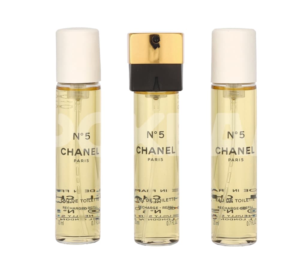 Chanel No 5 Giftset 60ml - 3x Edt Spray Refill 20Ml - Twist and Spray - Purse Spray 2