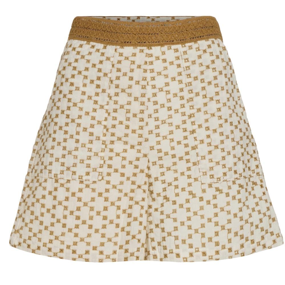 Short Beige/Jaune Femme Vila Sumira 1