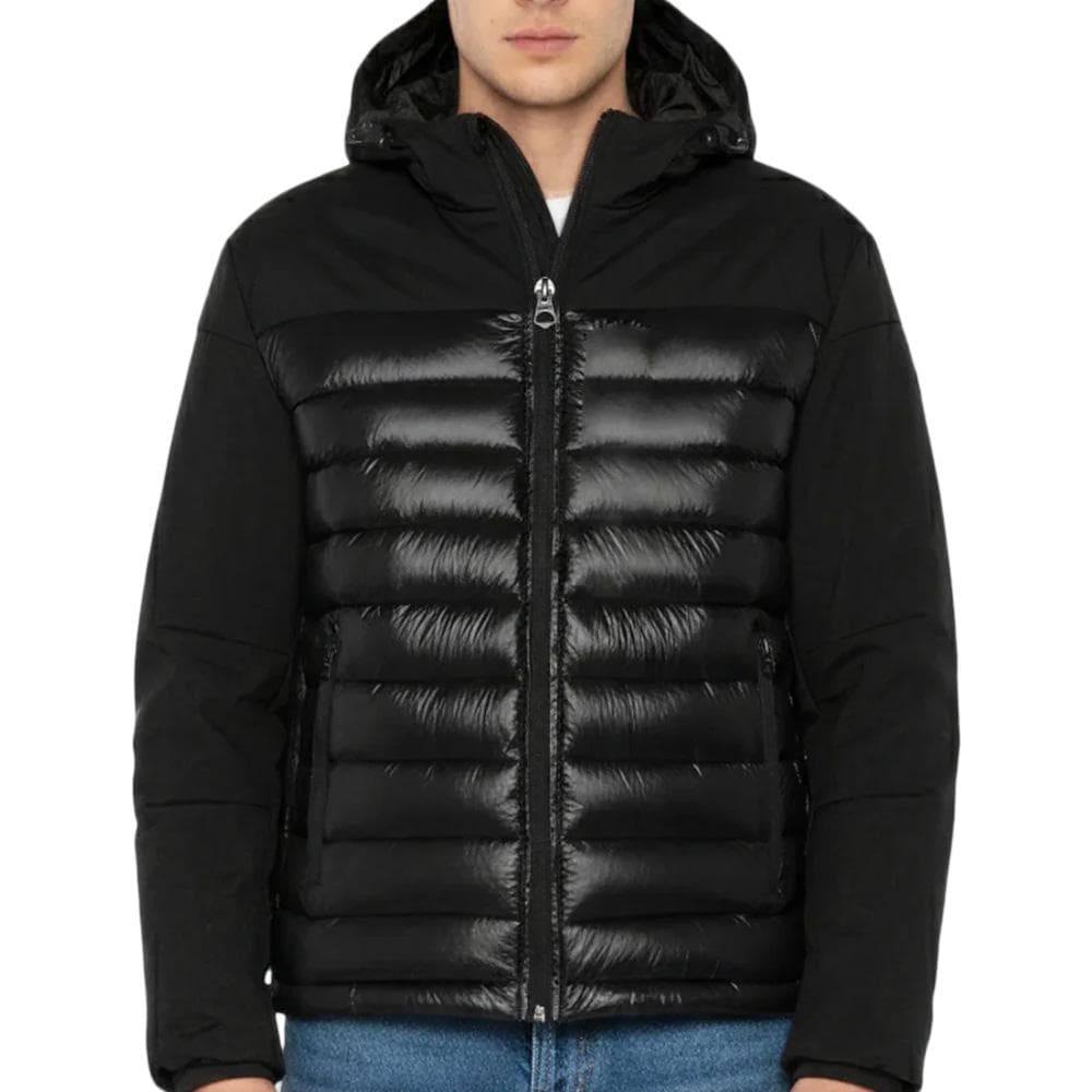 Doudoune Noire Homme Schott 1