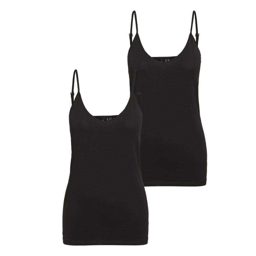 Lot de 2 Débardeurs Noir Femme Vero Moda Maxi My Soft 2