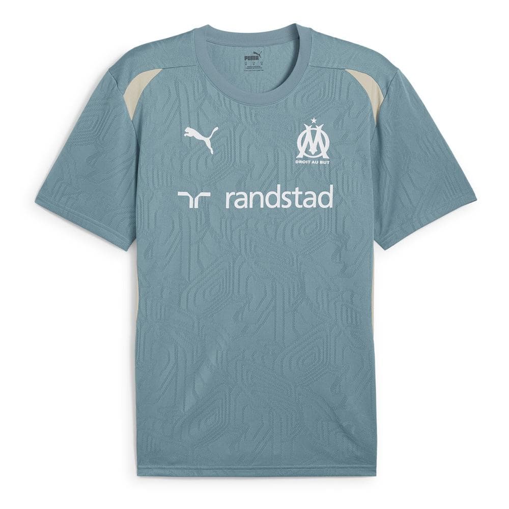 OM Maillot Training Bleu/Beige Homme Puma 24/25 1