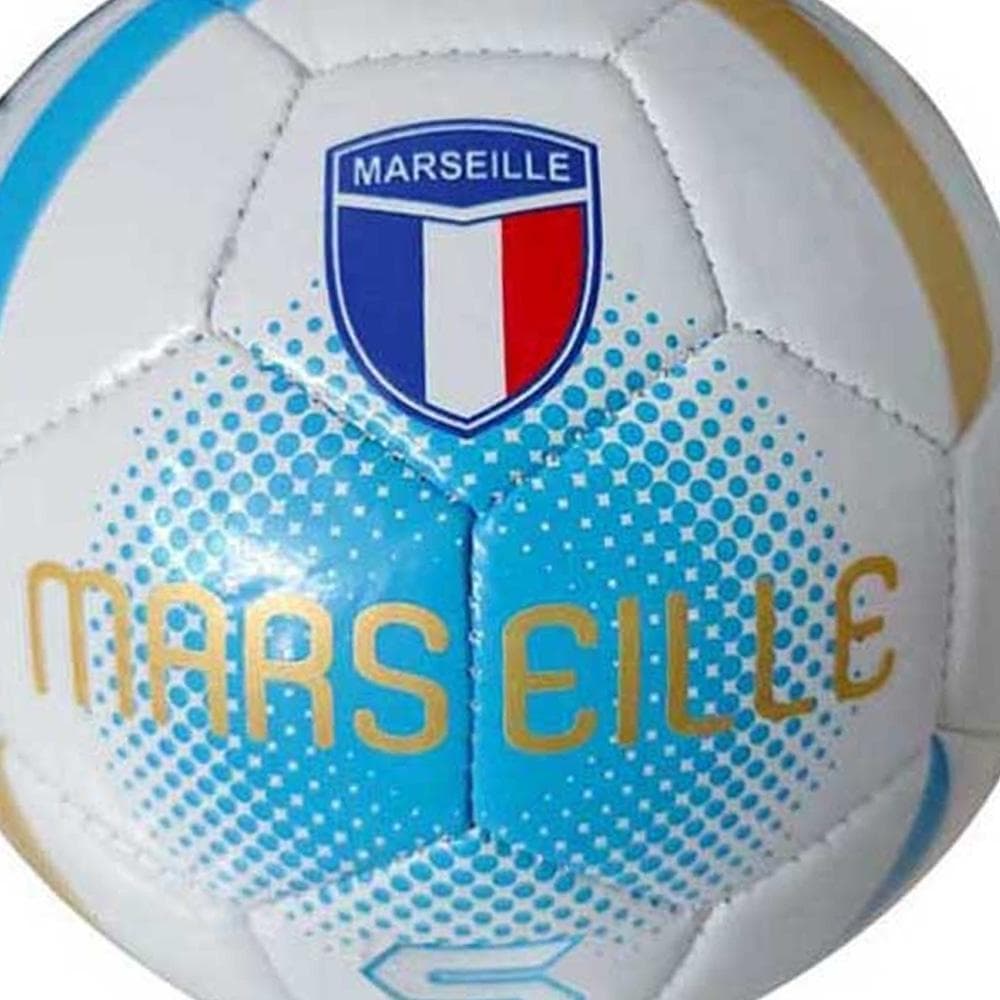 MARSEILLE Ballon Blanc/Bleu/Doré Sport Zone 2