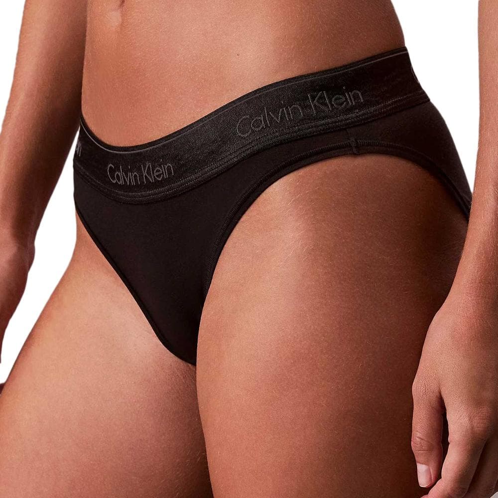 Culotte Noir/Gris Femme Calvin Klein Jeans Bikini 1