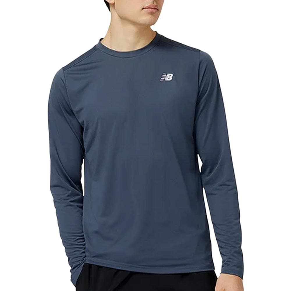 T-shirt Manches Longues Marine Homme New Balance Core 1