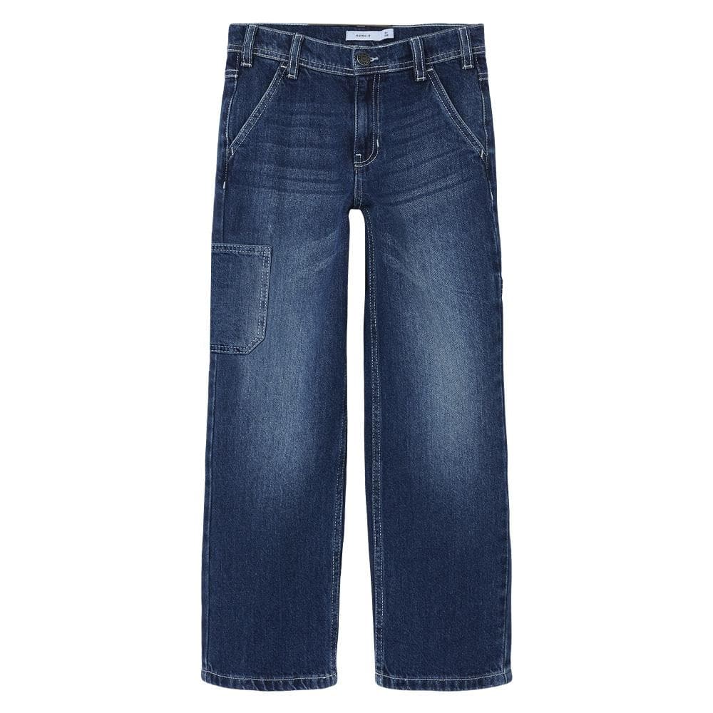 Jean Regular Bleu Foncé Fille Name it Straight 5950 1